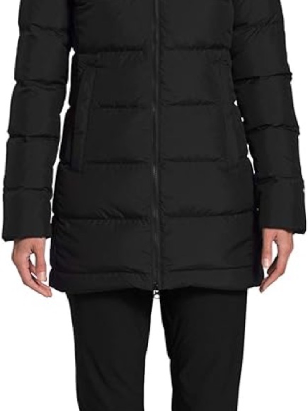 The North Face Women's Black Quilted Long Puffer Jacket